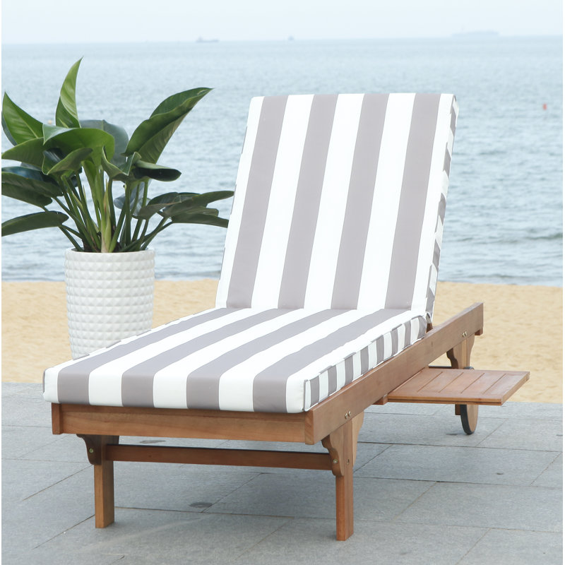 Sol 72 Outdoor™ Alvah Outdoor Eucalyptus Chaise Lounge & Reviews | Wayfair